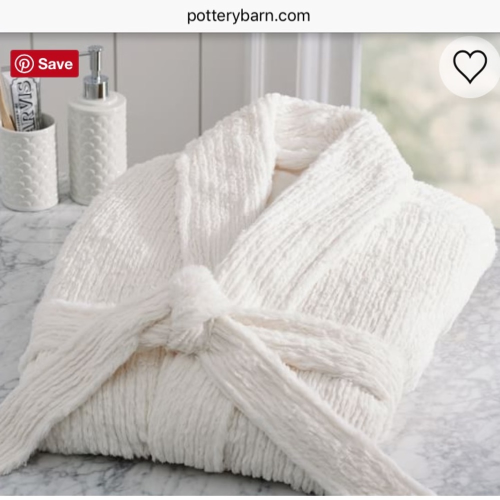 POTTERY BARN Furry Knit Robe🐑 - Picture 2 of 8